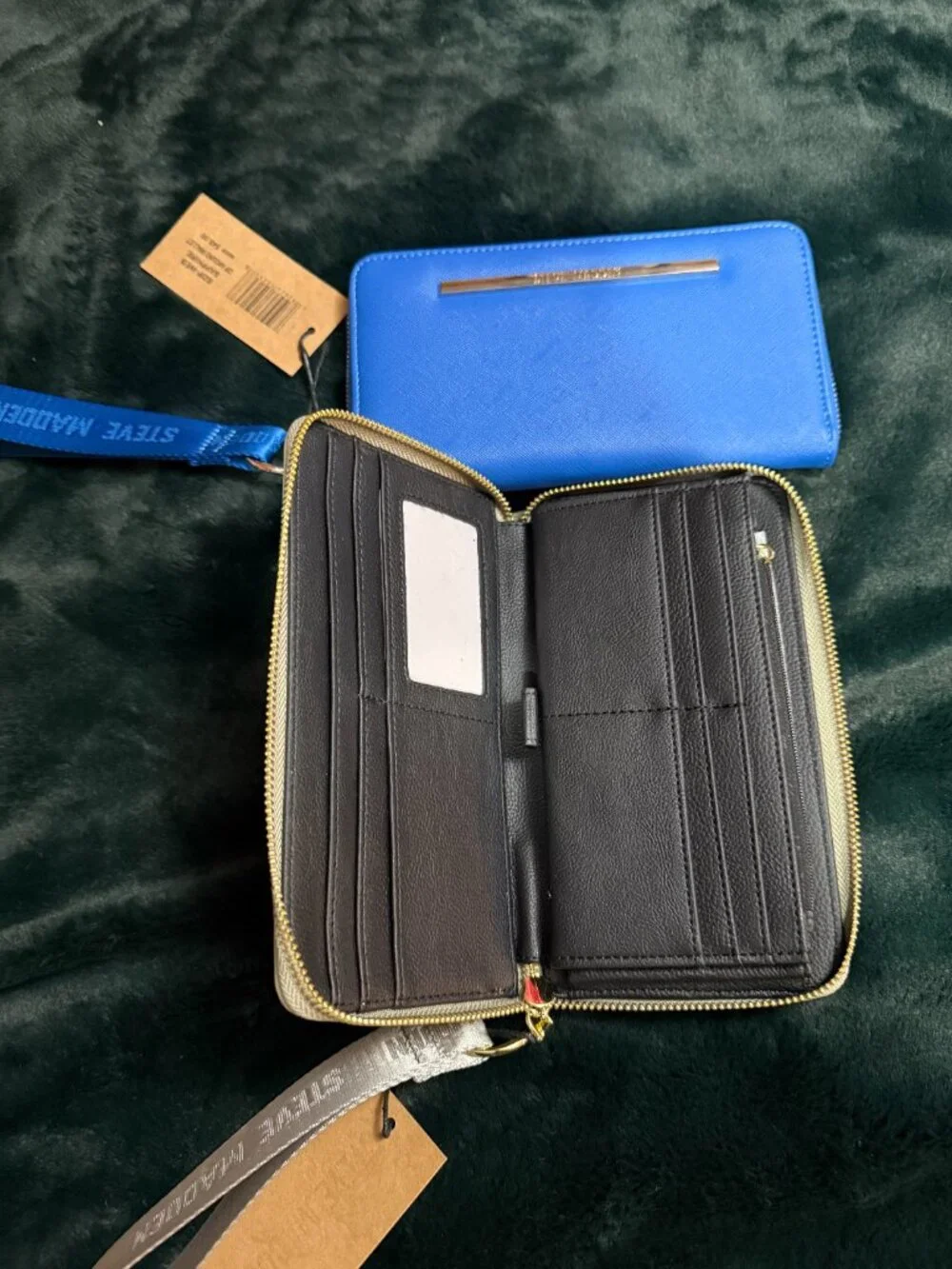 Steve Madden Wallet Bundle – Blue & Beige – New w/ Tags